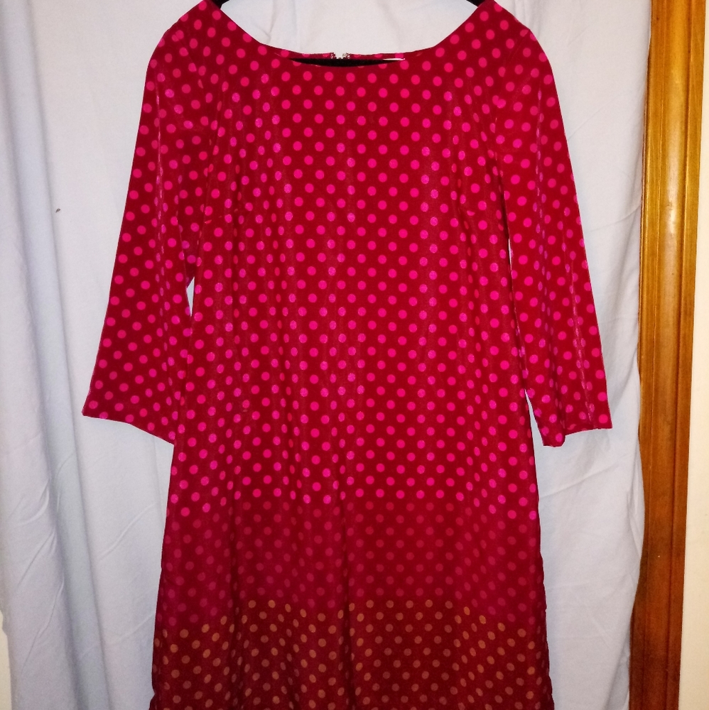 Old Navy Pink/Red Polka Dot Dress